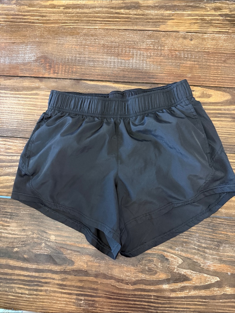 Athletic Works Black Women's Performance Running Shorts